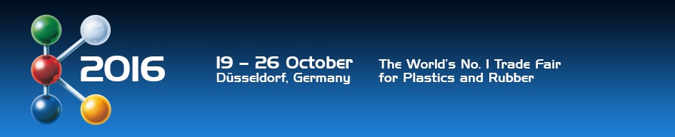 K 2016 @ Düsseldorf, Germany. The World’s No. 1 Trade Fair for Plastics and Rubber! K 2016 @ Düsseldorf, Germany. The World’s No. 1 Trade Fair for Plastics and Rubber!